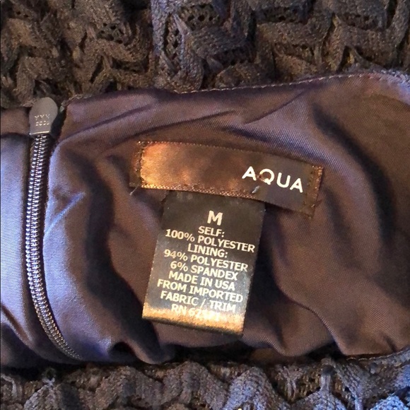 Aqua stretchy mod dress in navy medium - Picture 5 of 5